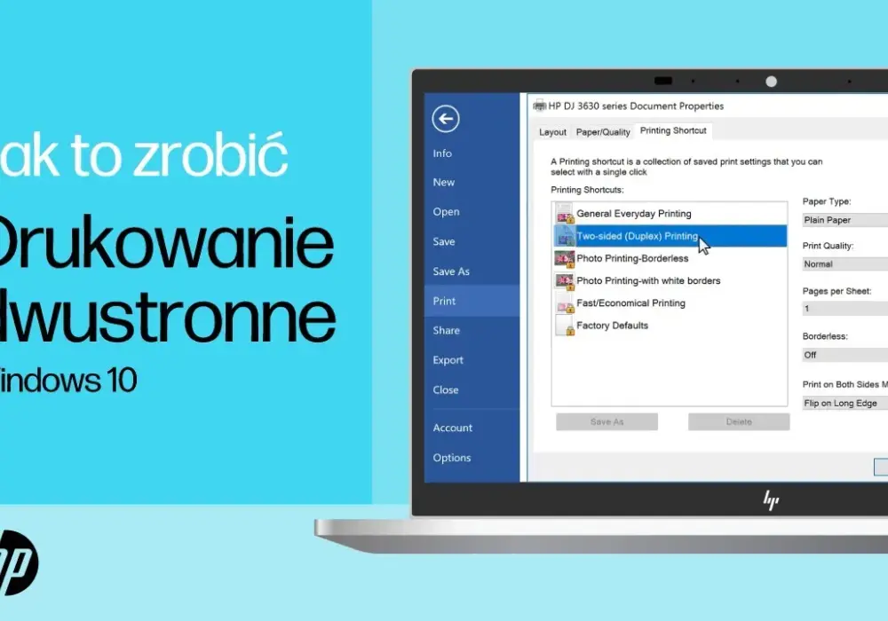 Jak drukować dwustronnie HP - proste kroki, które musisz znać