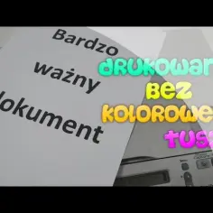 Jak drukować bez kolorowego tuszu HP i zaoszczędzić na kosztach