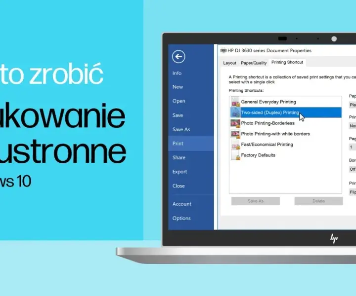Jak drukować dwustronnie HP - proste kroki, które musisz znać